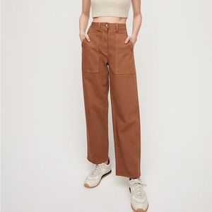Aritzia sz 4 Modern Utility Pant brown